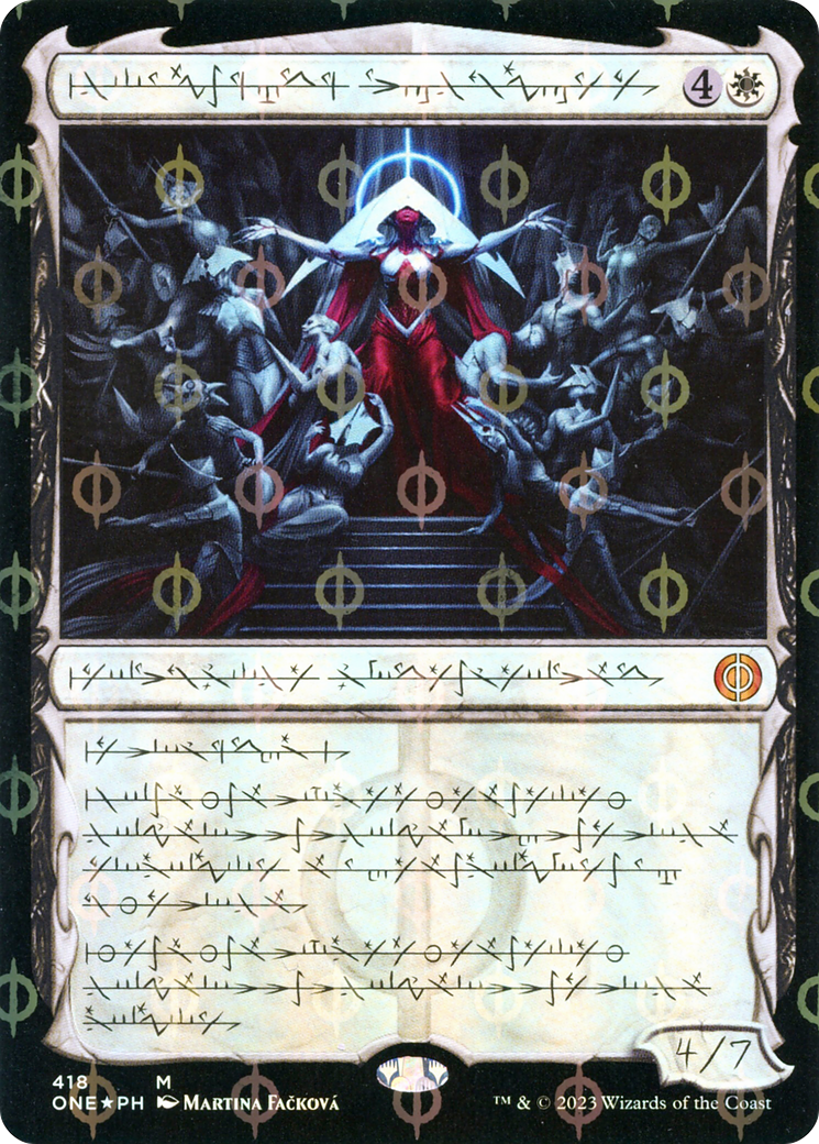Image of Elesh Norn, Mother of Machines (Phyrexian Step-and-Compleat Foil) [Phyrexia: All Will Be One]