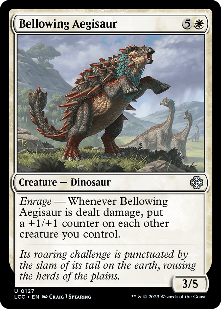Image of Bellowing Aegisaur [The Lost Caverns of Ixalan Commander]