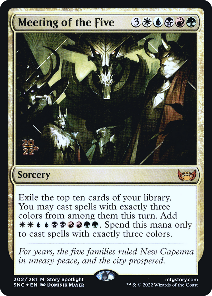 Image of Meeting of the Five [Streets of New Capenna Prerelease Promos]