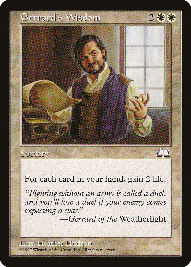 Image of Gerrard's Wisdom [Weatherlight]