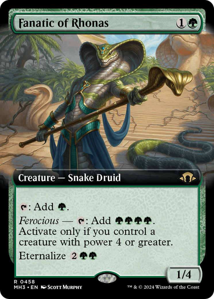 Image of Fanatic of Rhonas (Extended Art) [Modern Horizons 3]
