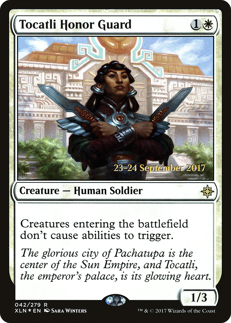 Image of Tocatli Honor Guard [Ixalan Prerelease Promos]