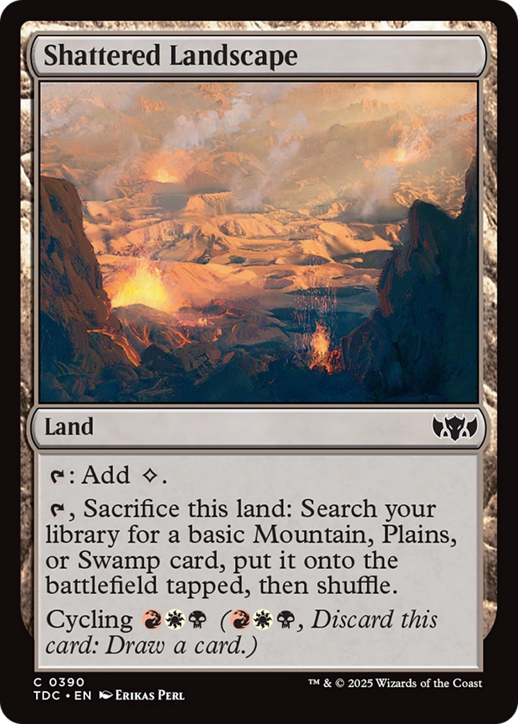 Image of Shattered Landscape [Tarkir: Dragonstorm Commander]