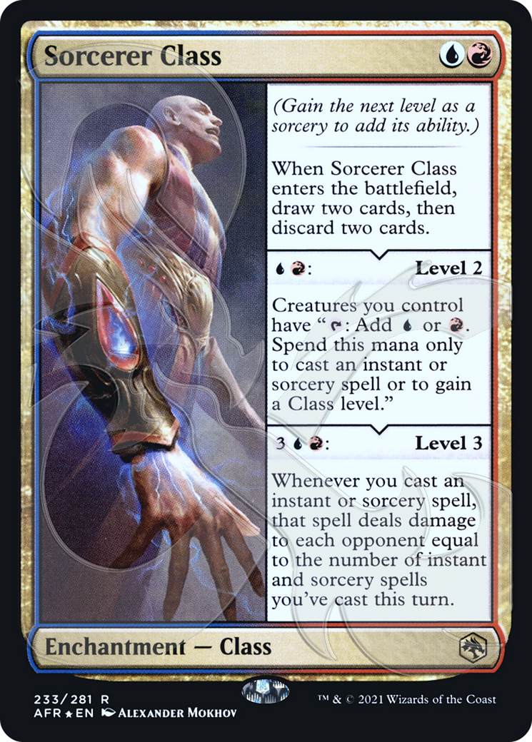 Image of Sorcerer Class (Ampersand Promo) [Dungeons & Dragons: Adventures in the Forgotten Realms Promos]
