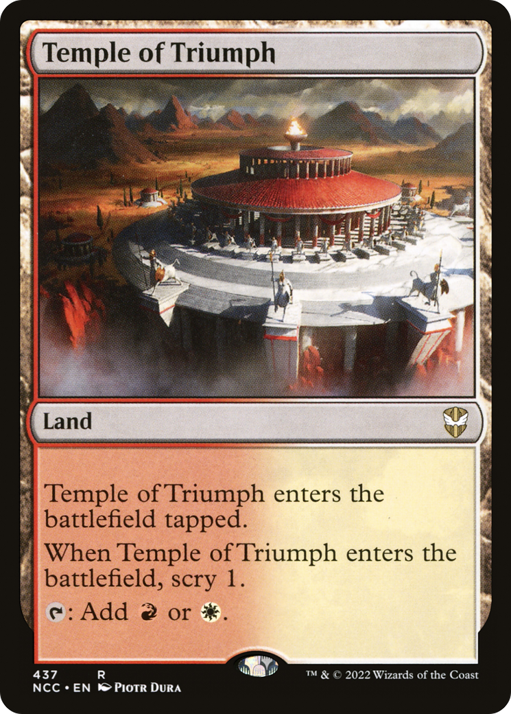 Image of Temple of Triumph [Streets of New Capenna Commander]