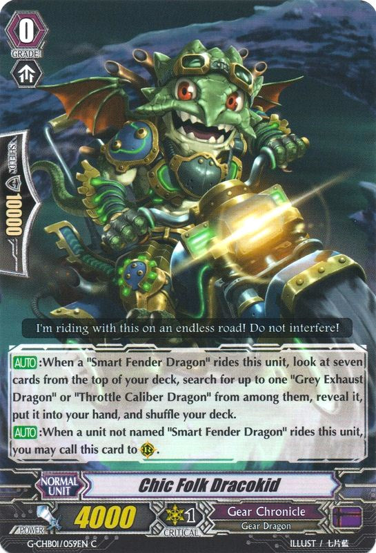 Image of Chic Folk Dracokid (G-CHB01/059EN) [TRY3 NEXT]