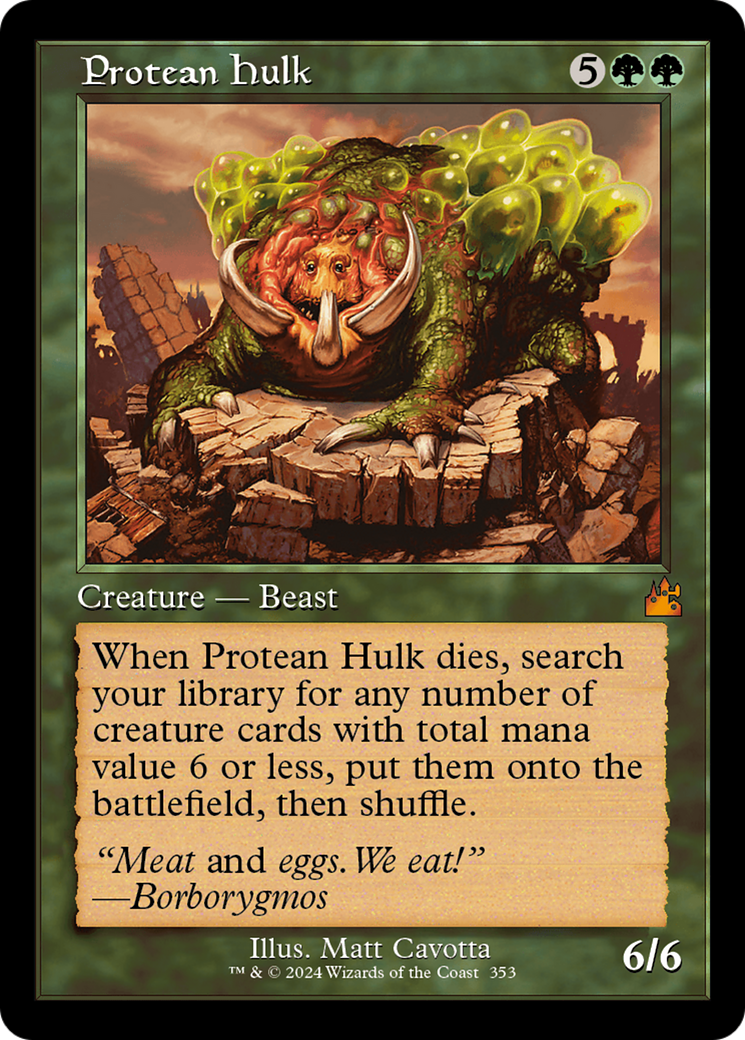 Image of Protean Hulk (Retro Frame) [Ravnica Remastered]