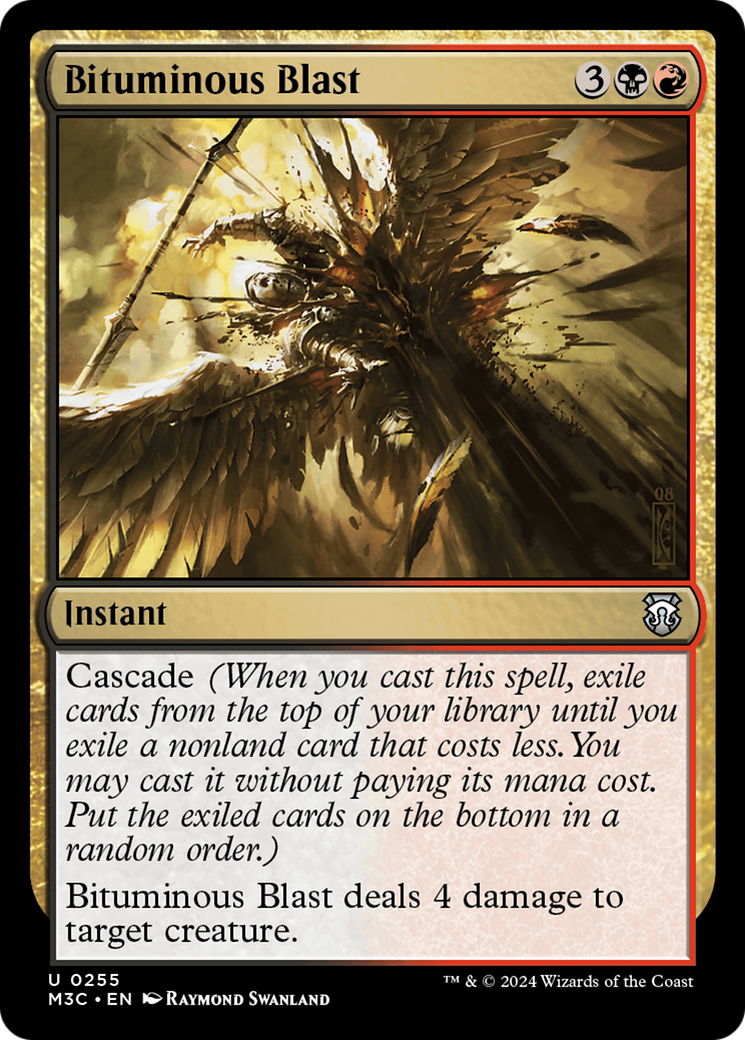 Image of Bituminous Blast (Ripple Foil) [Modern Horizons 3 Commander]