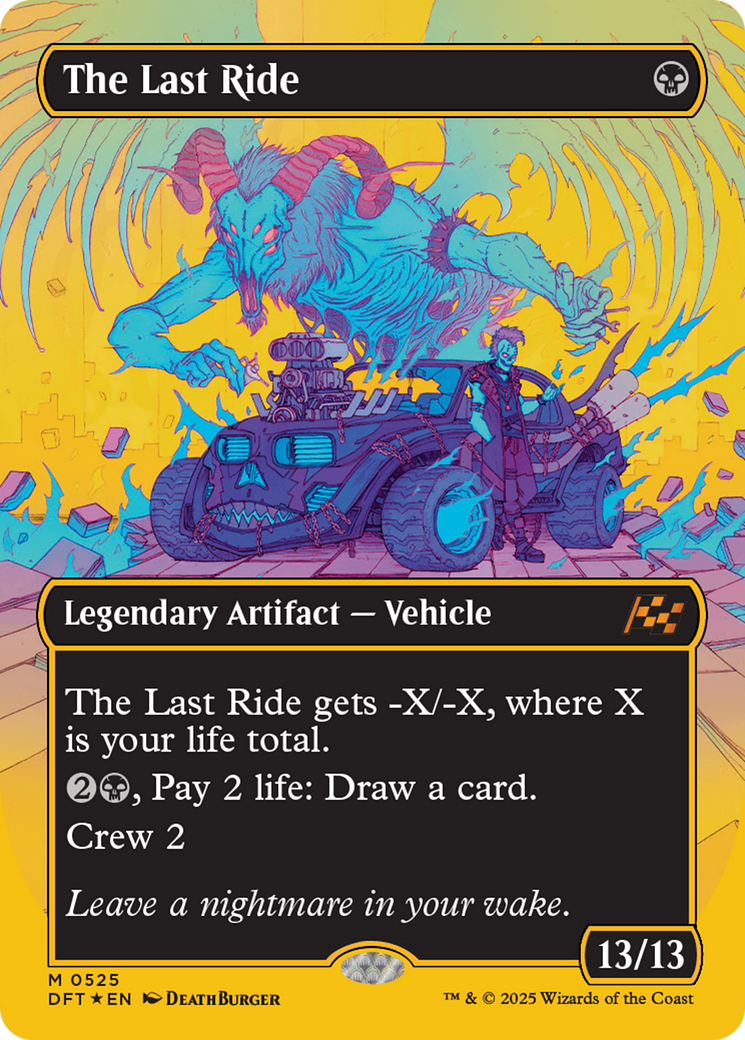 Image of The Last Ride (Borderless) (First-Place Foil) [Aetherdrift]