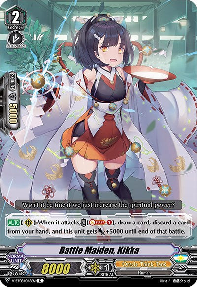 Image of Battle Maiden, Kikka (V-BT08/048EN C) [Silverdust Blaze]