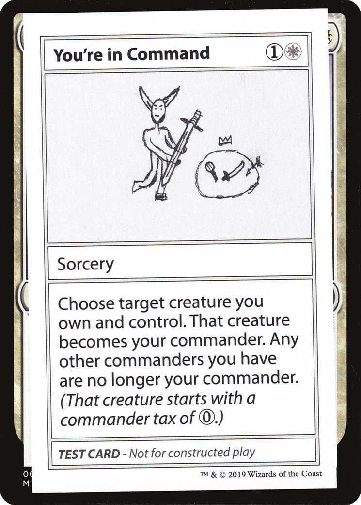 Image of You're in Command (2021 Edition) [Mystery Booster Playtest Cards]