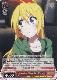 Image of Words of Promise, Chitoge (NK/W30-E060 U) [NISEKOI -False Love-]