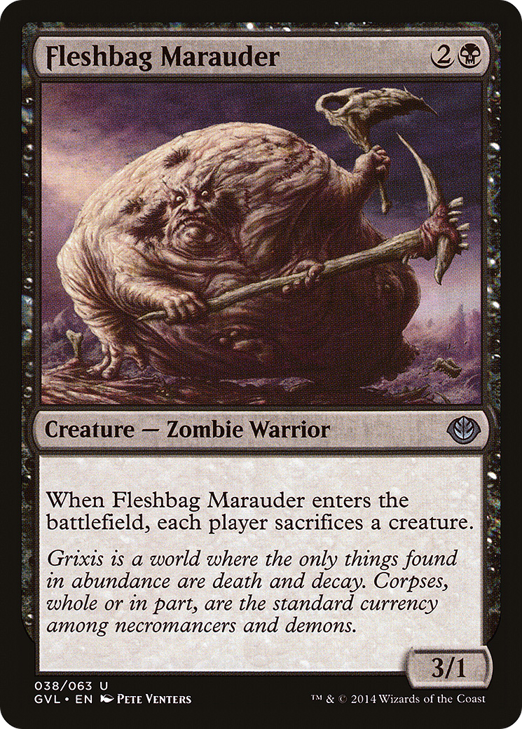 Image of Fleshbag Marauder (Garruk vs. Liliana) [Duel Decks Anthology]