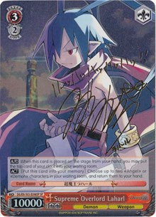 Image of Supreme Overlord Laharl (DG/EN-S03-E098SP SP) [Disgaea]