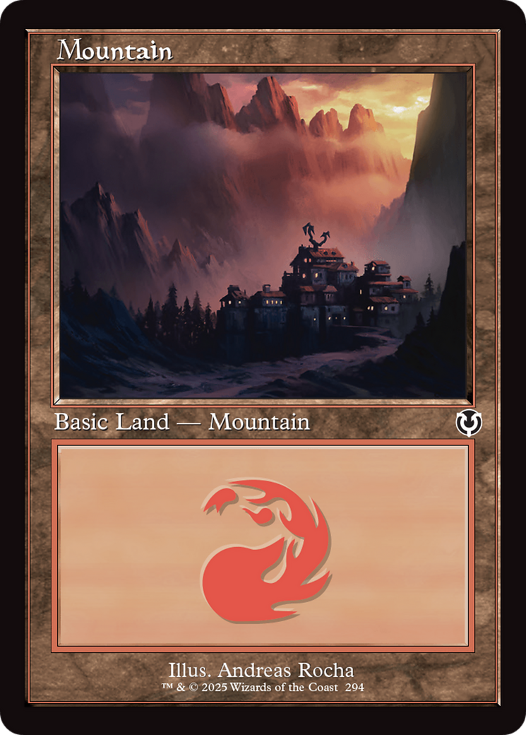 Image of Mountain (294) (Retro Frame) [Innistrad Remastered]