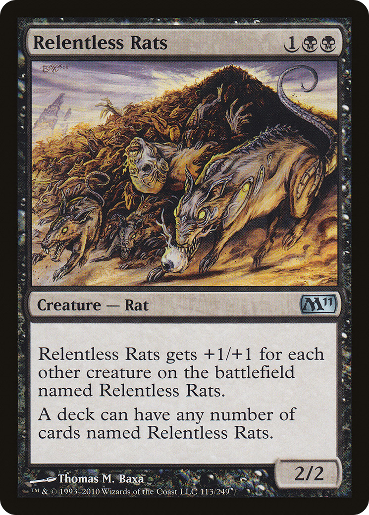 Image of Relentless Rats [Magic 2011]