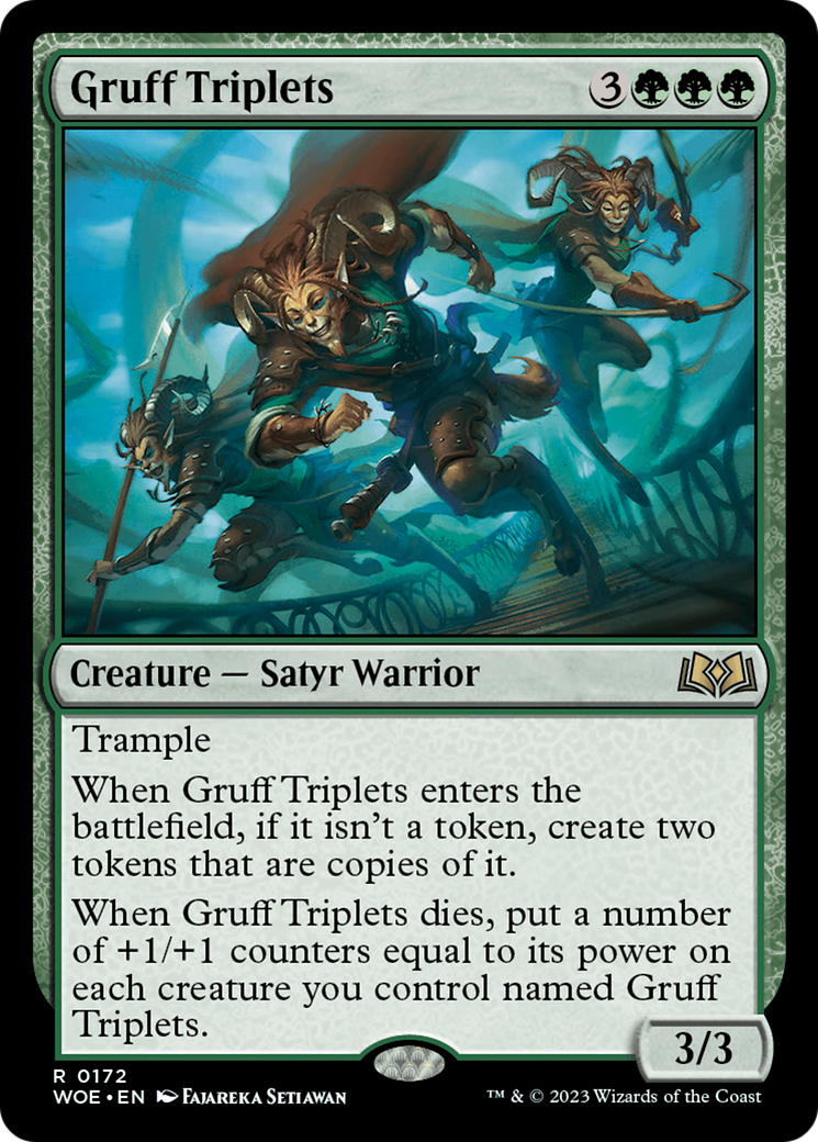 Image of Gruff Triplets [Wilds of Eldraine]