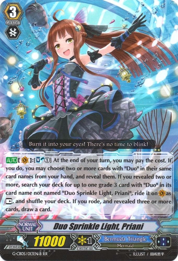 Image of Duo Sprinkle Light, Priani (Black) (G-CB05/013EN B) [Prismatic Divas]