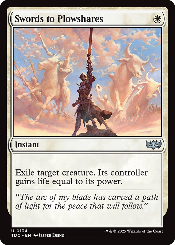 Image of Swords to Plowshares [Tarkir: Dragonstorm Commander]