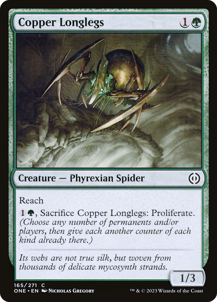 Image of Copper Longlegs [Phyrexia: All Will Be One]