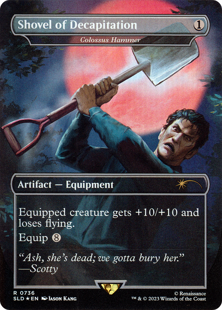Image of Shovel of Decapitation - Colossus Hammer [Secret Lair Drop Series]