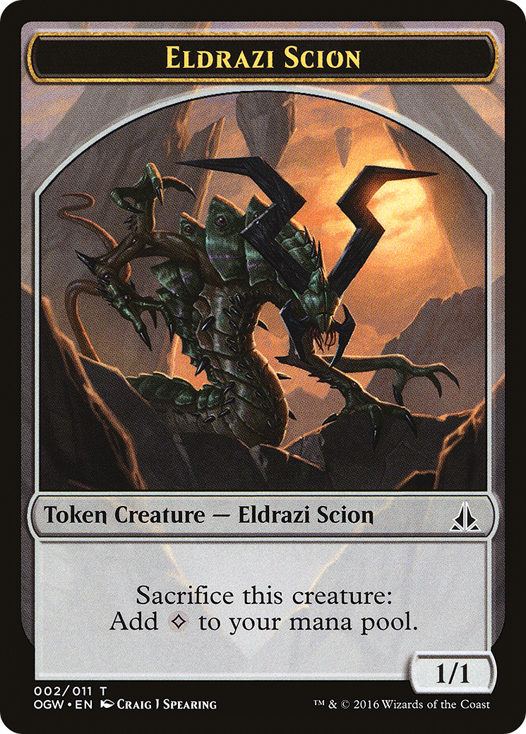 Image of Eldrazi Scion Token (002/011) [Oath of the Gatewatch Tokens]