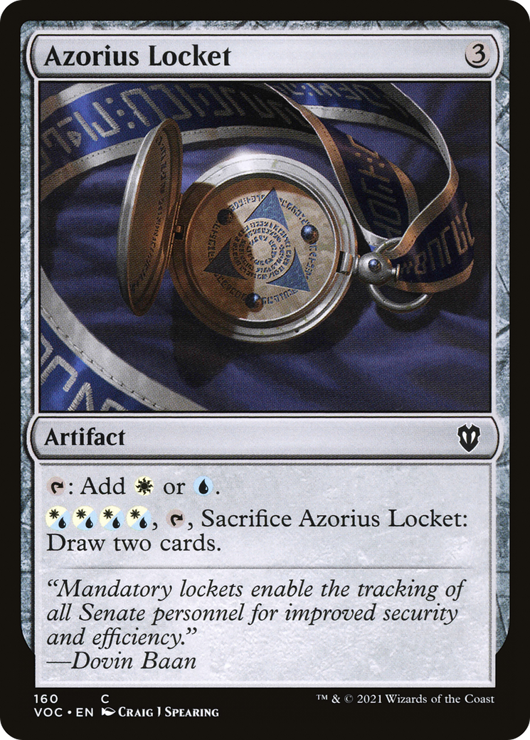 Image of Azorius Locket [Innistrad: Crimson Vow Commander]