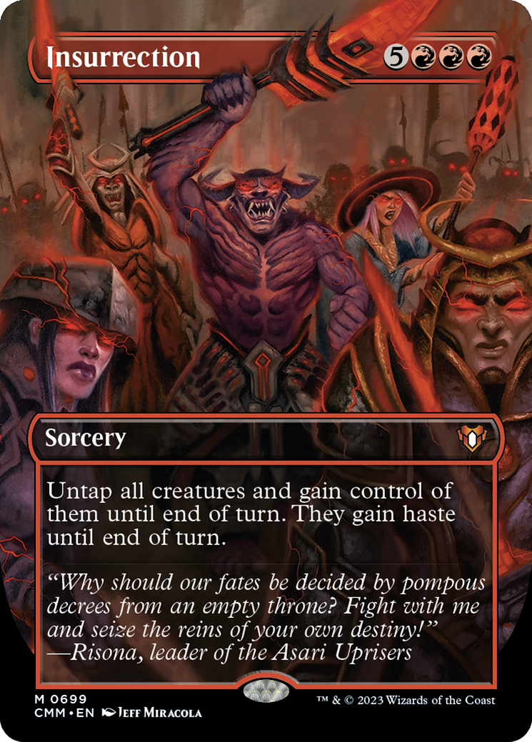 Image of Insurrection (Borderless Alternate Art) [Commander Masters]