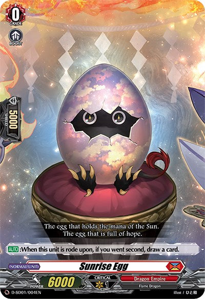 Image of Sunrise Egg (D-SD01/004EN) [Yu-yu Kondo: Holy Dragon]