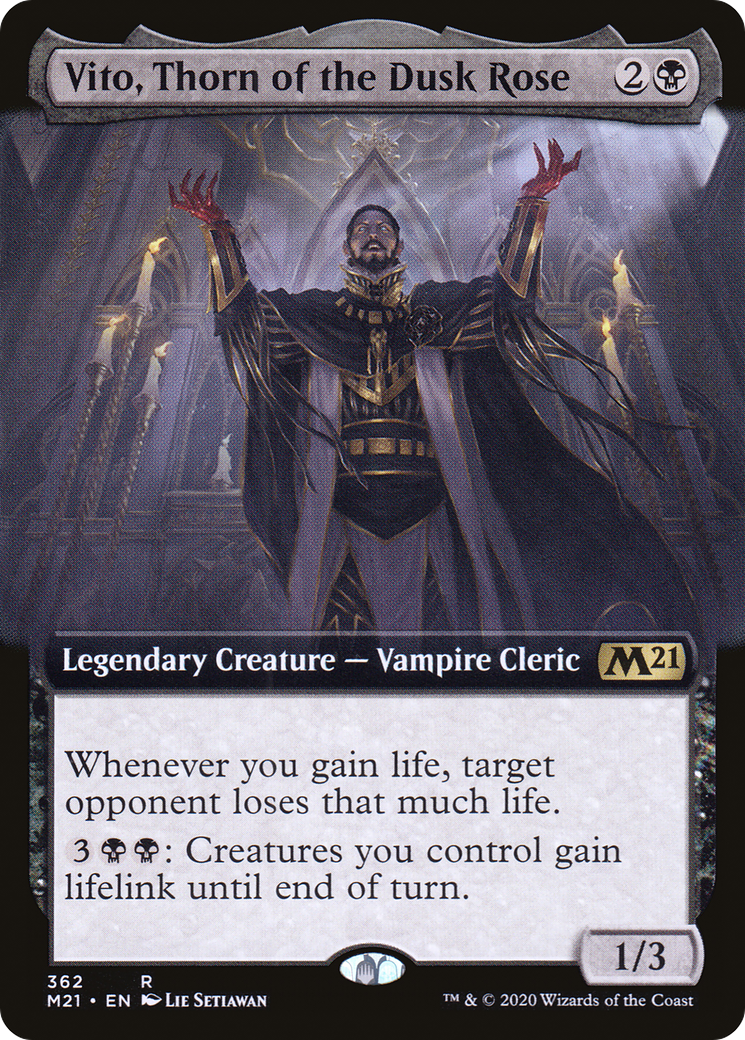 Image of Vito, Thorn of the Dusk Rose (Extended Art) [Core Set 2021]