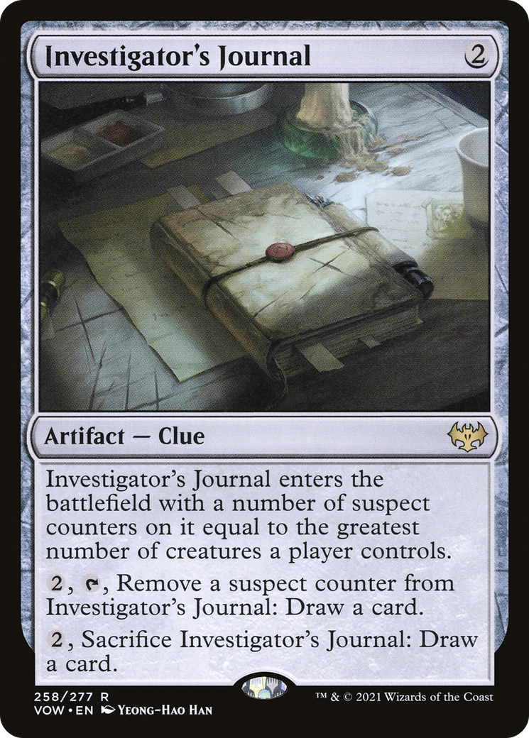 Image of Investigator's Journal [Innistrad: Crimson Vow]