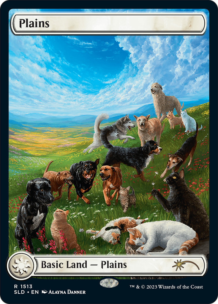 Image of Plains (1513) [Secret Lair Commander Deck: Raining Cats and Dogs]