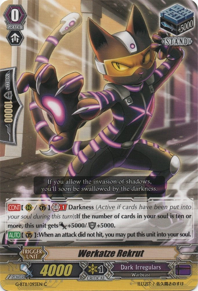 Image of Werkatze Rekrut (G-BT11/093EN) [Demonic Advent]