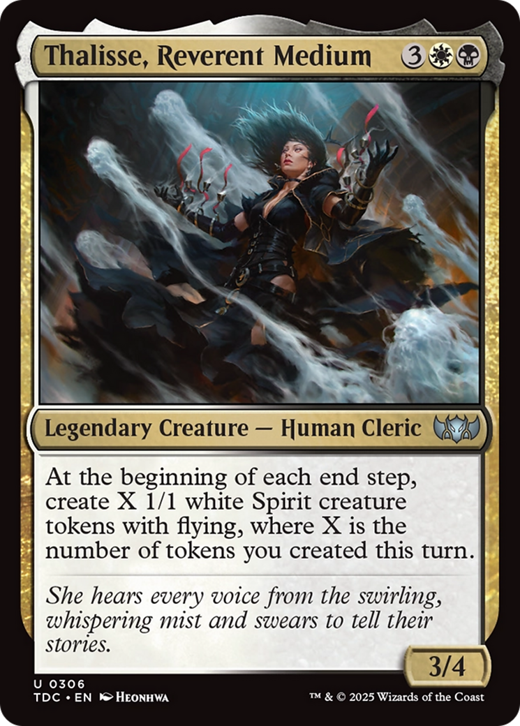 Image of Thalisse, Reverent Medium [Tarkir: Dragonstorm Commander]