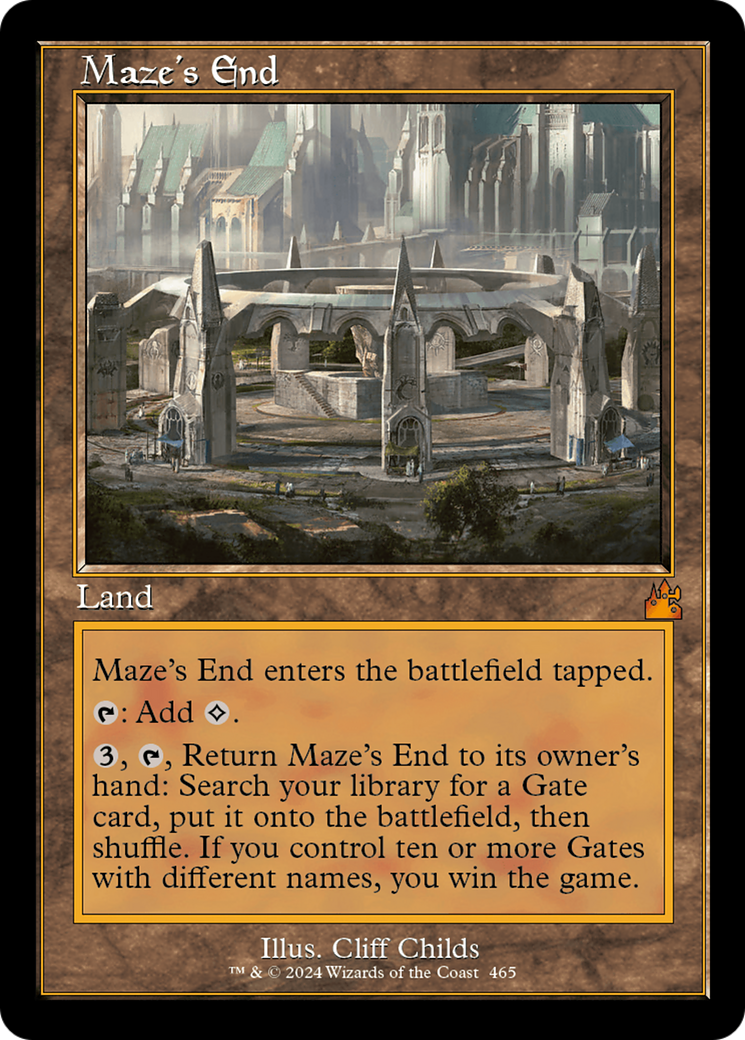 Image of Maze's End (Retro Frame) [Ravnica Remastered]