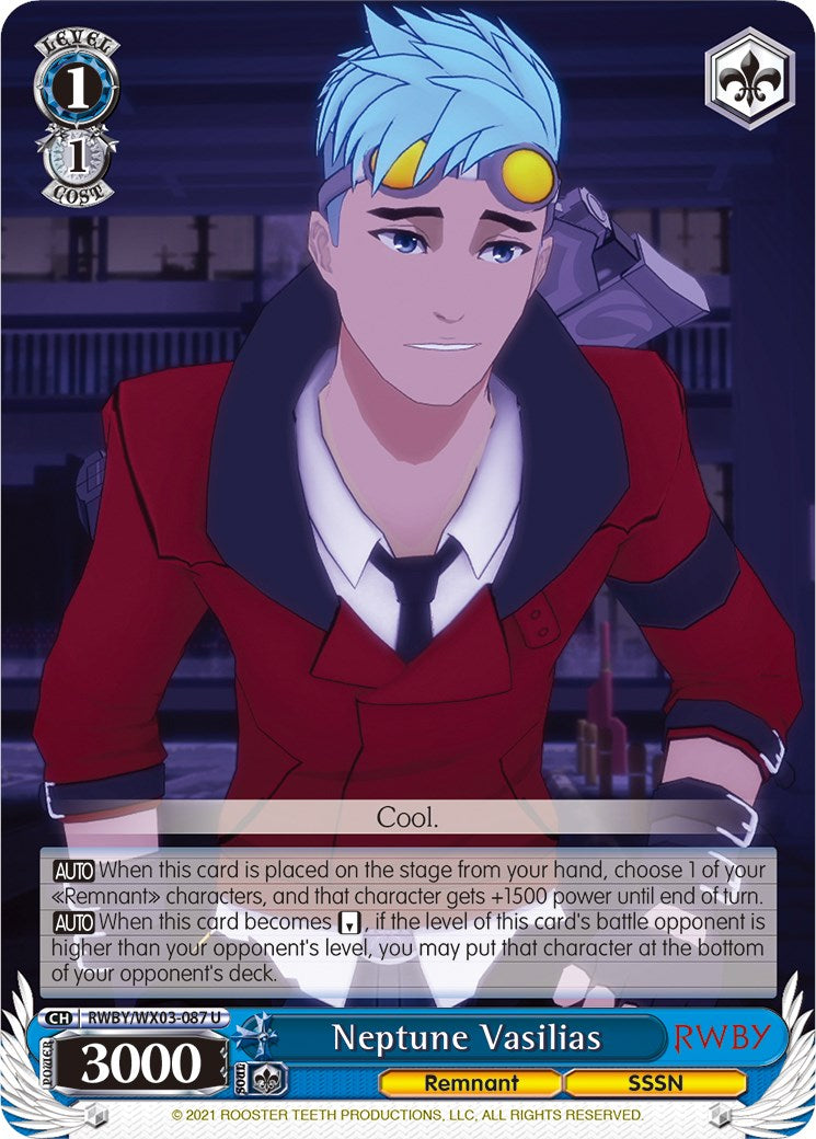Image of Neptune Vasilias (RWBY/WX03-087 U) [RWBY]