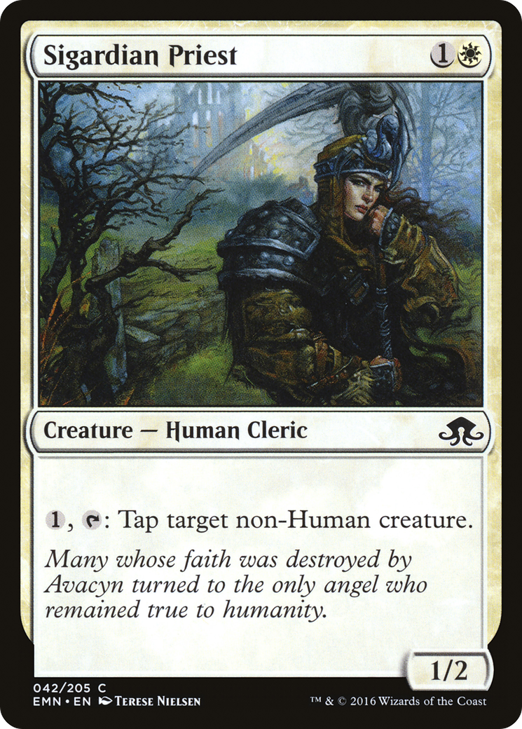 Image of Sigardian Priest [Eldritch Moon]