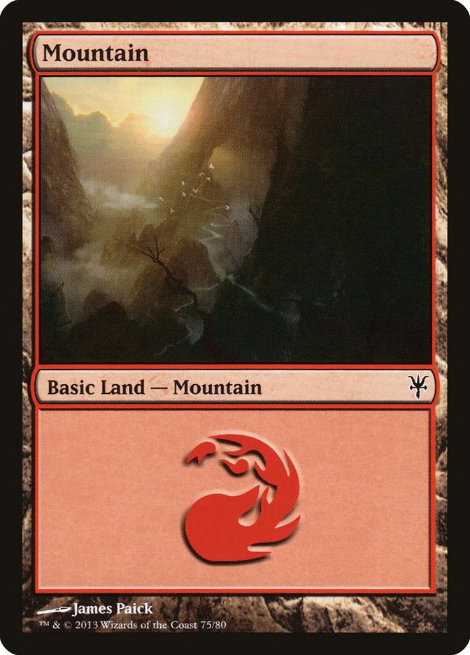 Image of Mountain (75) [Duel Decks: Sorin vs. Tibalt]