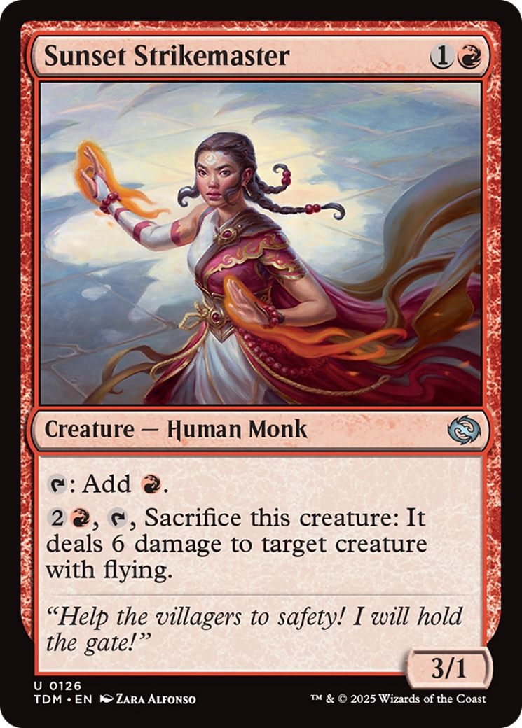 Image of Sunset Strikemaster [Tarkir: Dragonstorm]