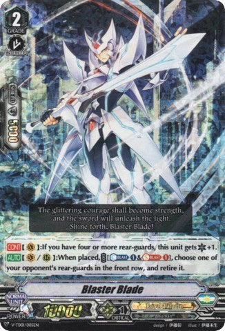 Image of Blaster Blade (RRR Foil) (V-TD01/005EN) [Aichi Sendou]