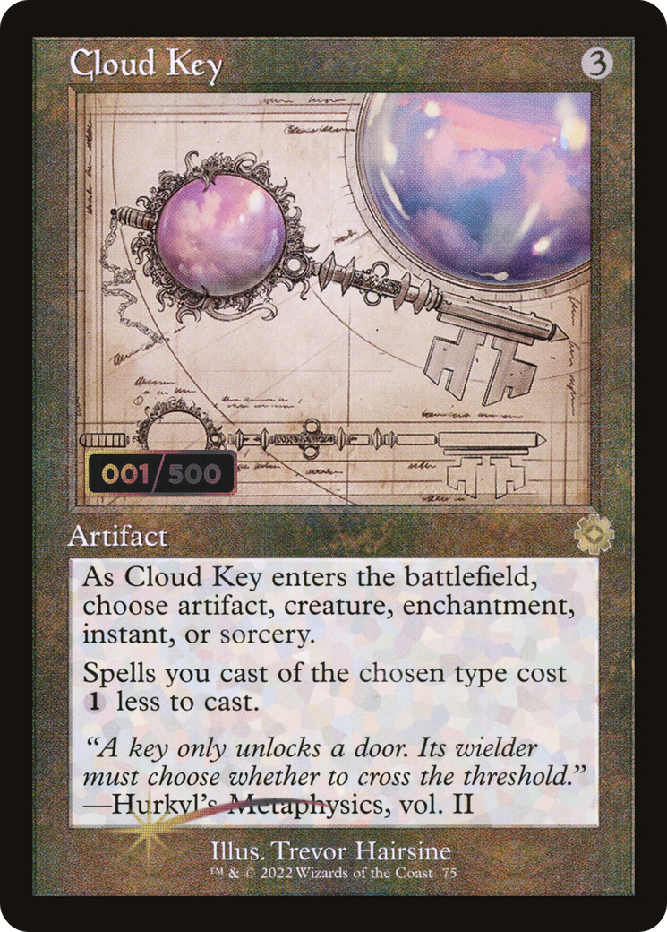 Image of Cloud Key (Retro Schematic) (Serialized) [The Brothers' War Retro Artifacts]