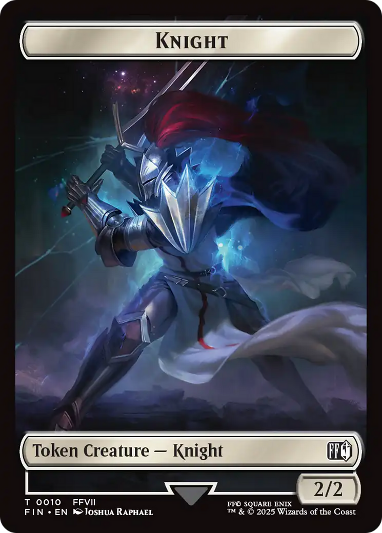 Image of Hero (0003) // Knight Double-Sided Token [FINAL FANTASY Tokens]