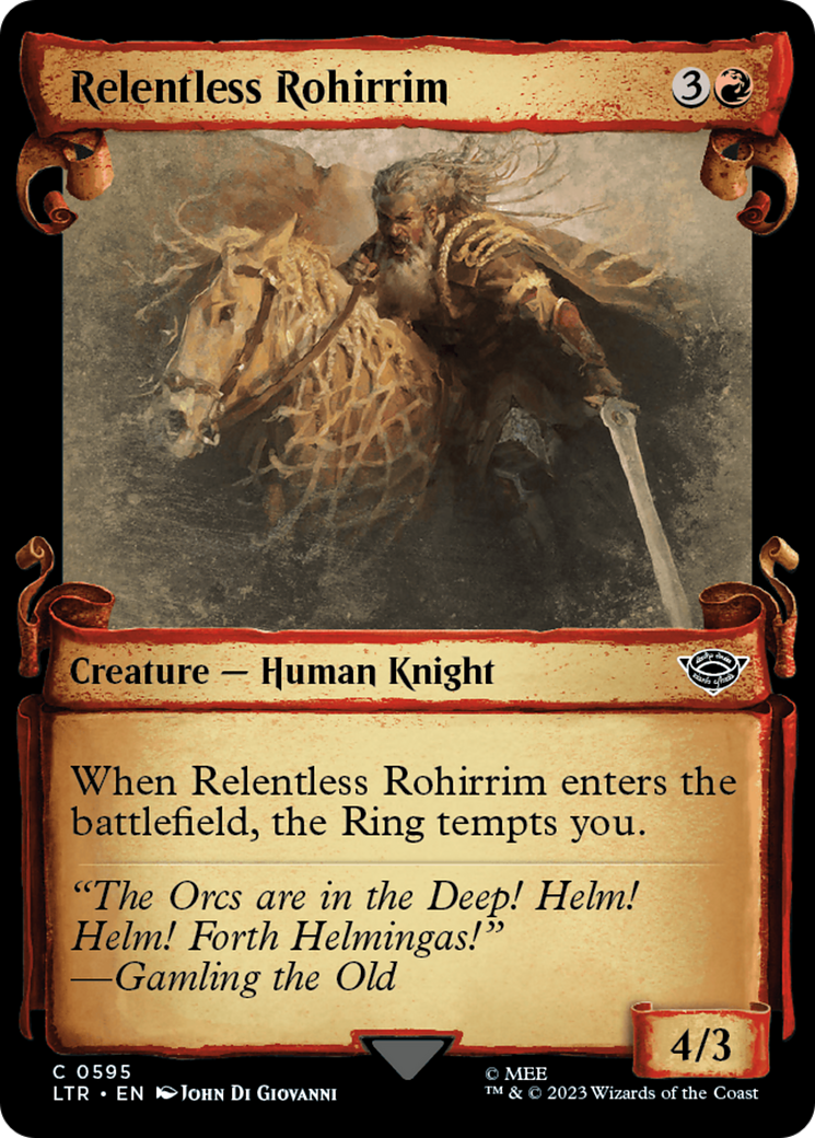 Image of Relentless Rohirrim [The Lord of the Rings: Tales of Middle-Earth Showcase Scrolls]