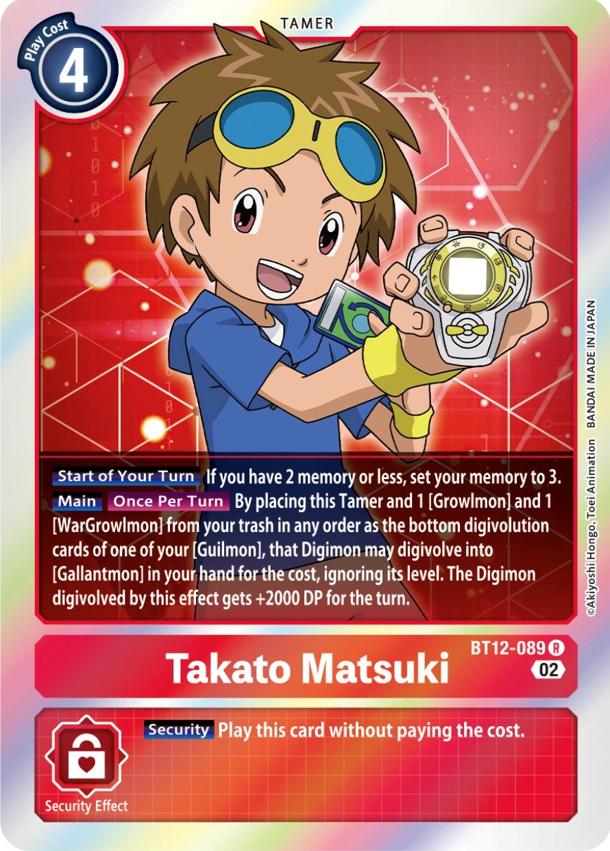Image of Takato Matsuki [BT12-089] [Across Time]