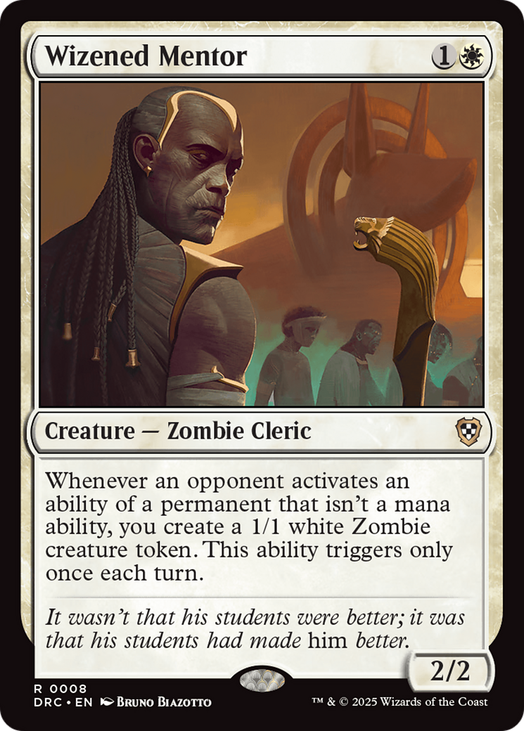 Image of Wizened Mentor [Aetherdrift Commander]