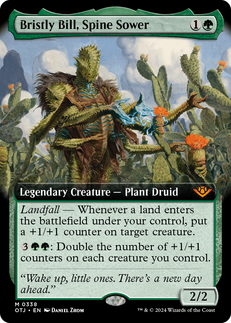 Image of Bristly Bill, Spine Sower (Extended Art) [Outlaws of Thunder Junction]