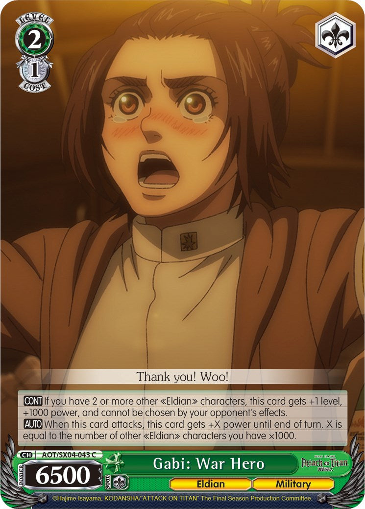Image of Gabi: War Hero [Attack On Titan: Final Season]