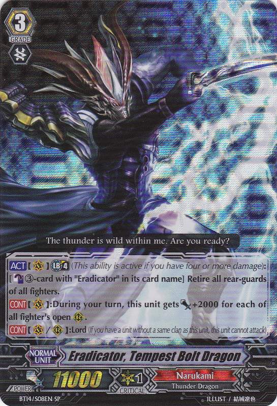 Image of Eradicator, Tempest Bolt Dragon (BT14/S08EN) [Brilliant Strike]