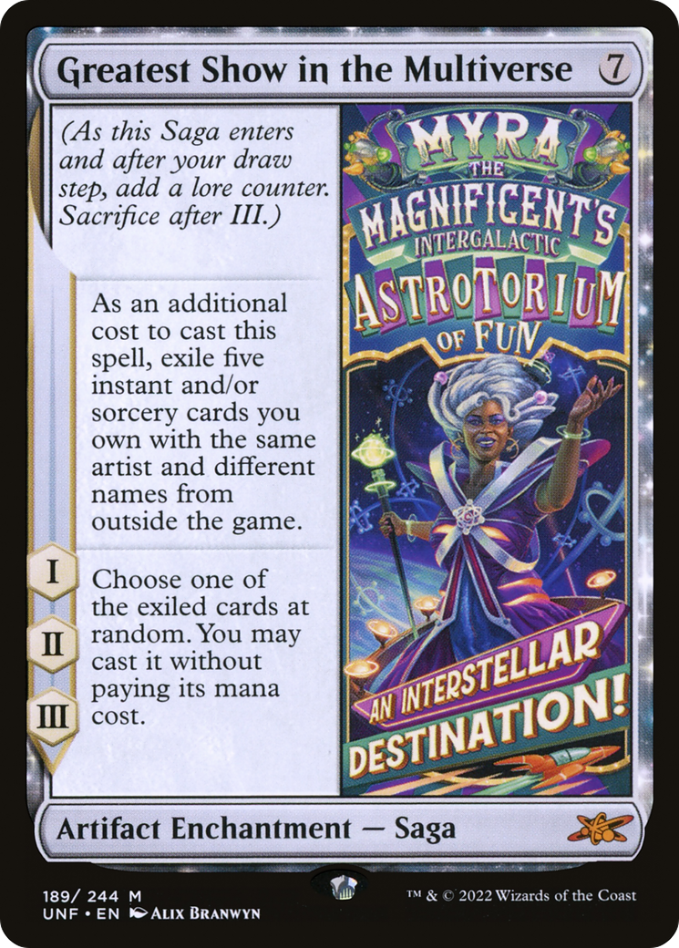 Image of Greatest Show in the Multiverse [Unfinity]