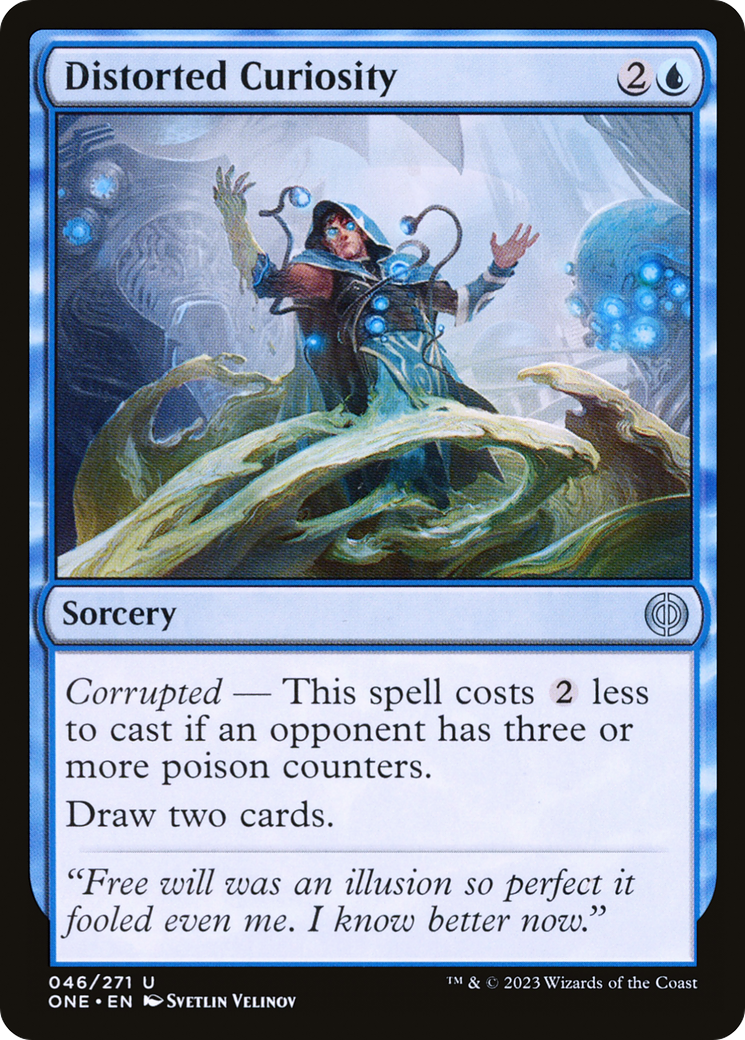 Image of Distorted Curiosity [Phyrexia: All Will Be One]